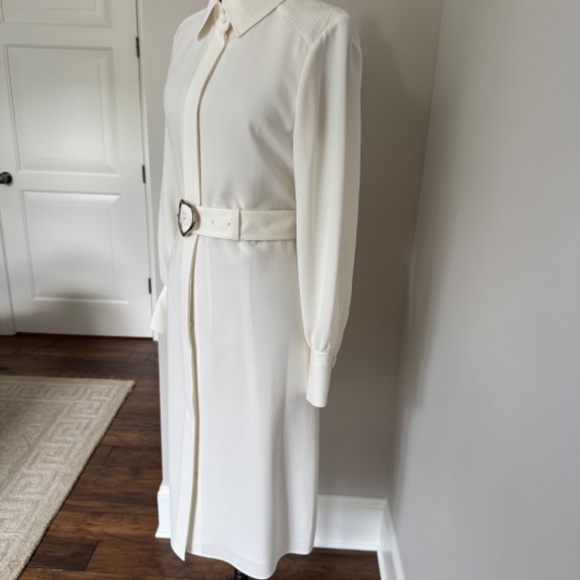 NWT Lafayette 148 NY Finesse Crepe Soraya Dress - Size M - Picture 8 of 9